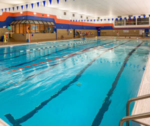 TSC's training pool at Jimmie Simpson Recreation Centre in Leslieville, Toronto