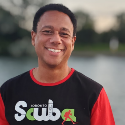 Kevin Belvett, PADI Divemaster at Toronto Scuba Centre